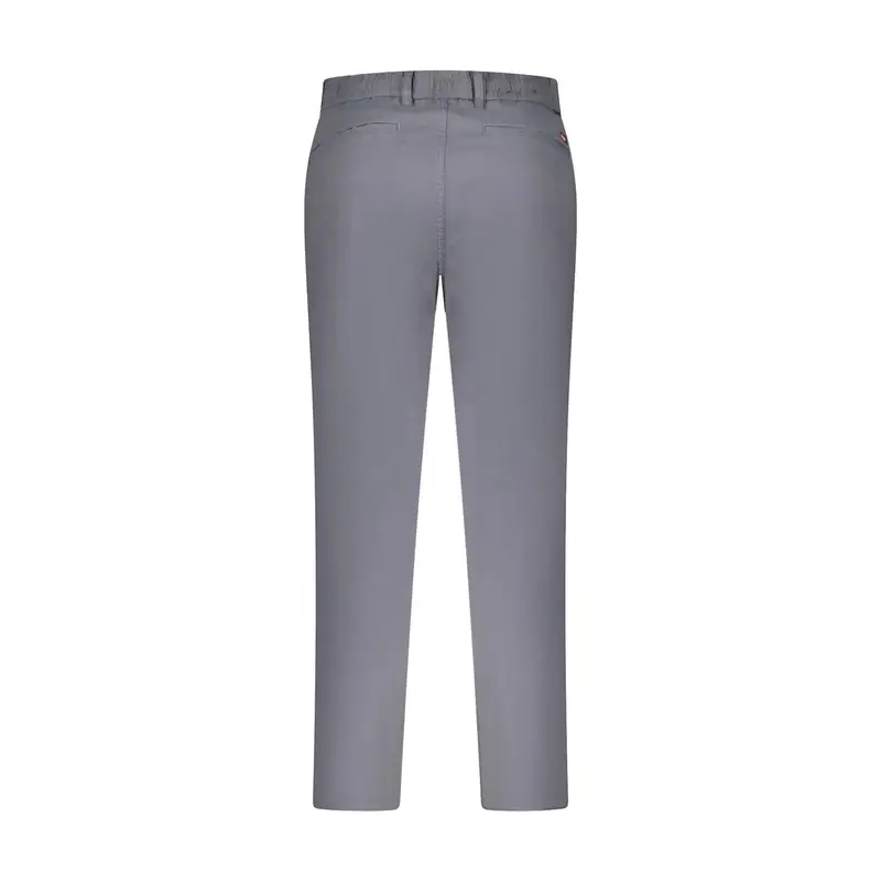 Boss Pantaloni Uomo Blu Tapered Fit in Cotone miniatura 2