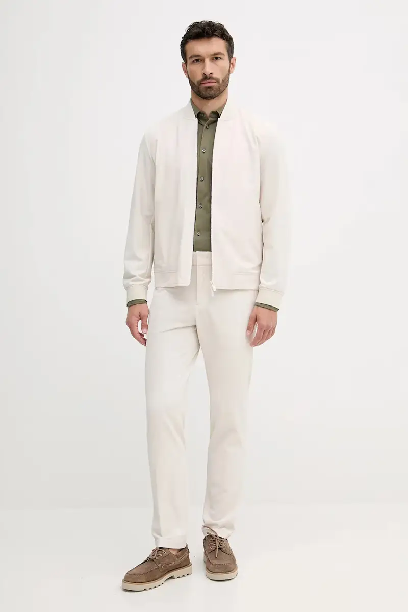 pantaloni uomo colore beige 50543570 miniatura 2