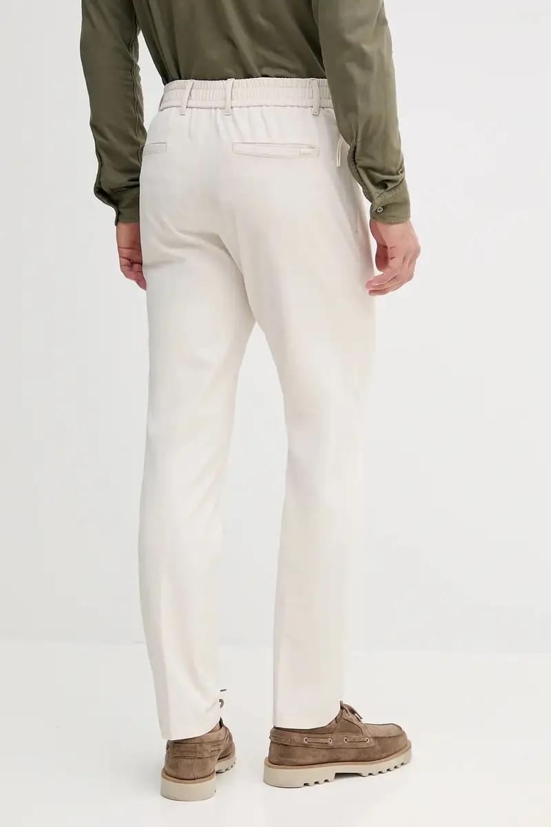 pantaloni uomo colore beige 50543570 miniatura 3