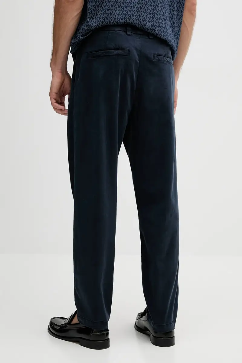 pantaloni uomo colore blu navy 50546894 miniatura 3