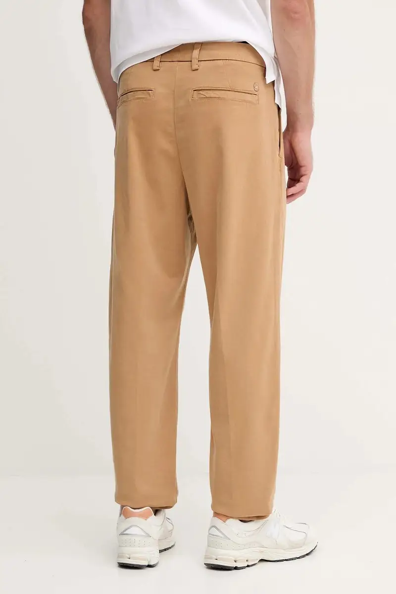 pantaloni uomo colore blu navy 50546894 Verde miniatura 3