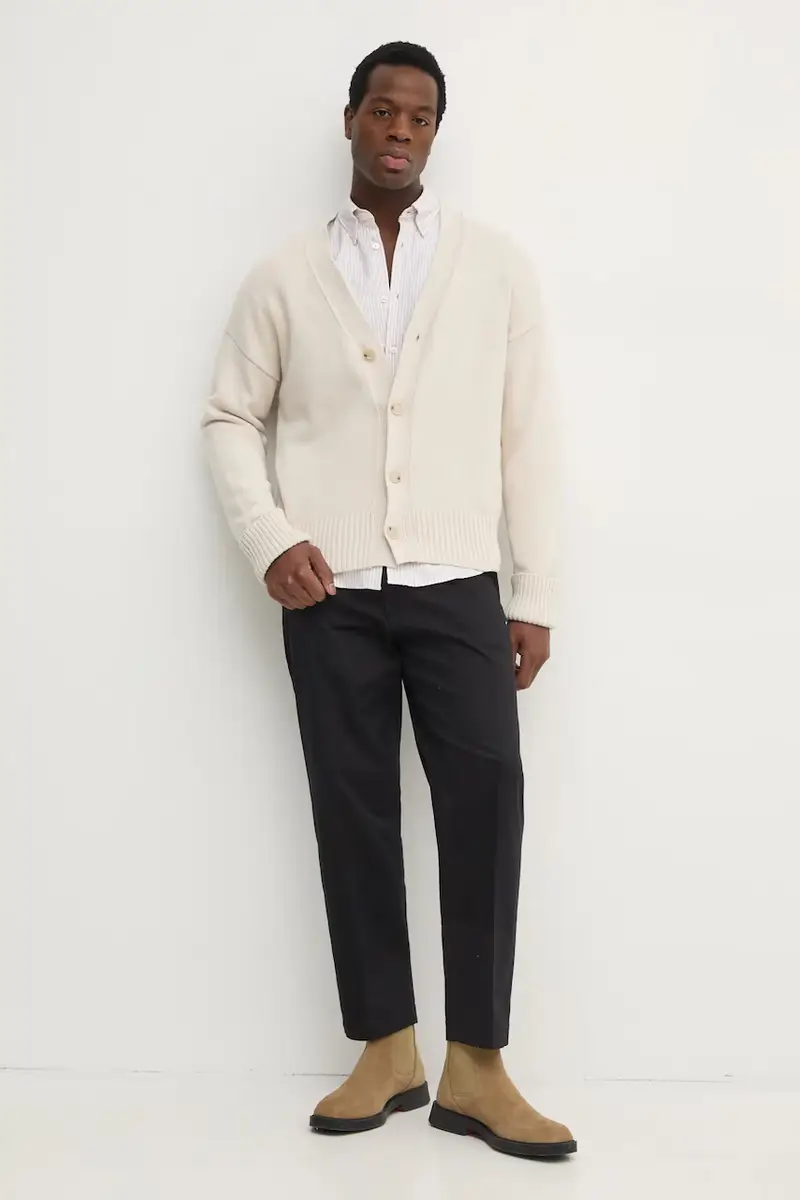 pantaloni uomo colore nero 50530860 miniatura 2