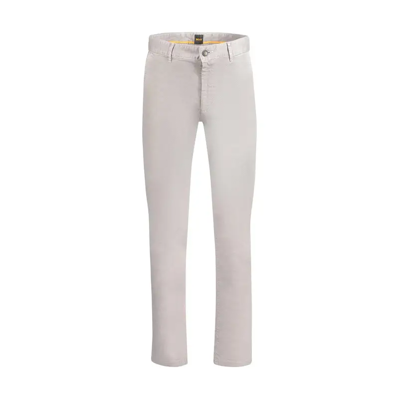 Boss Pantaloni Uomo Slim Fit Grigio con Logo