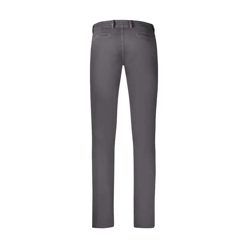 Boss Pantaloni Uomo Nero Slim Fit in Cotone Elasticizzato miniatura 2