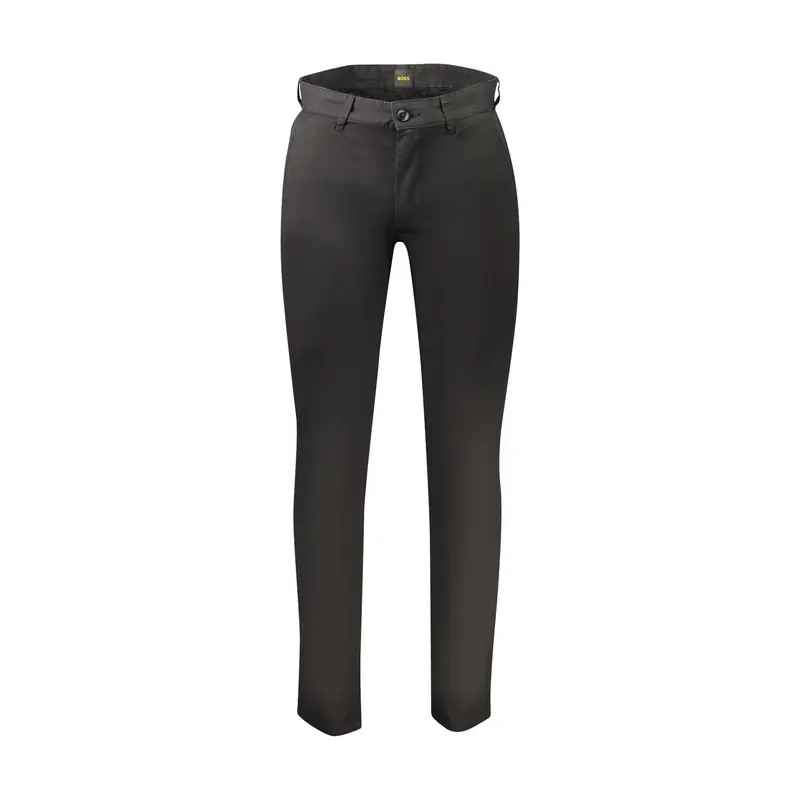 Pantaloni Uomo Nero Slim Fit Logo