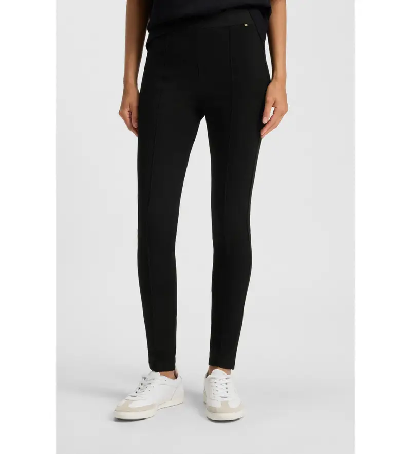 Boss Pantaloni elasticizzati neri per donna