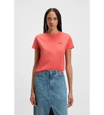 per donna 50506973 Maglietta rossa Esogo (S), Rosso, Casual, Cotone, Manica corta