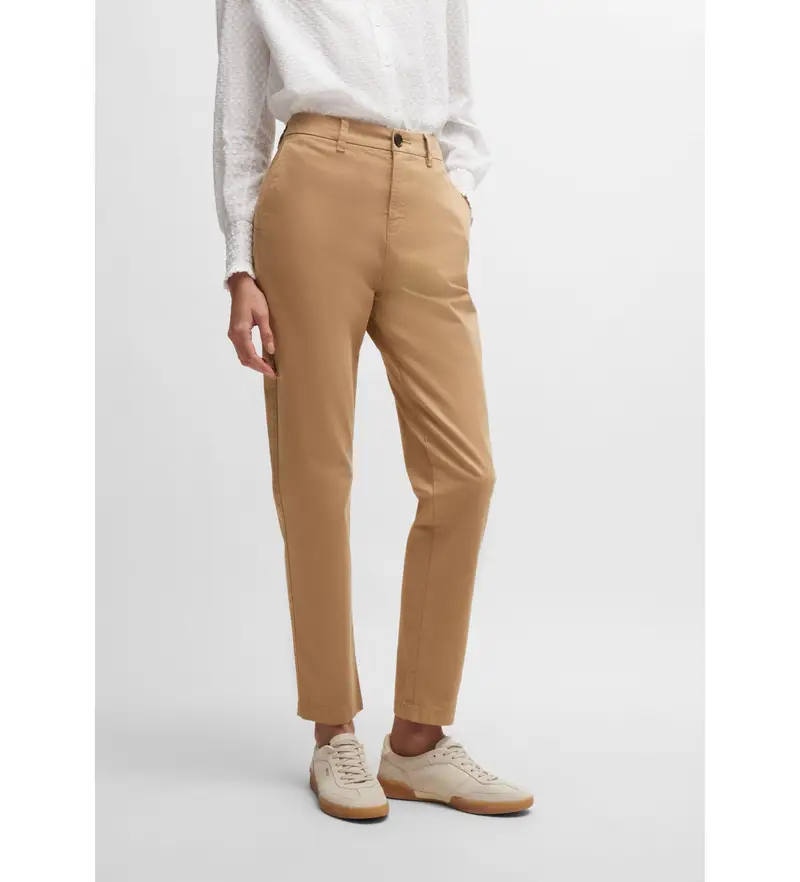per donna 50508675 Pantaloni beige Tachini2 (32), Casual, Cotone