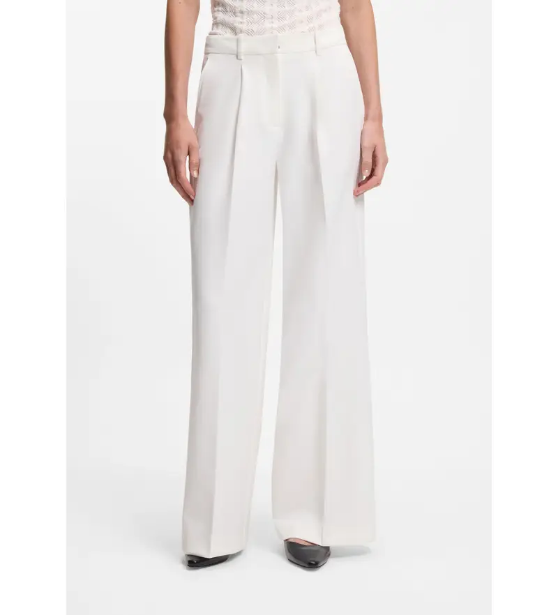 per donna 50535207 Pantaloni Tiwi bianchi (32), Bianco, Casual, Poliestere
