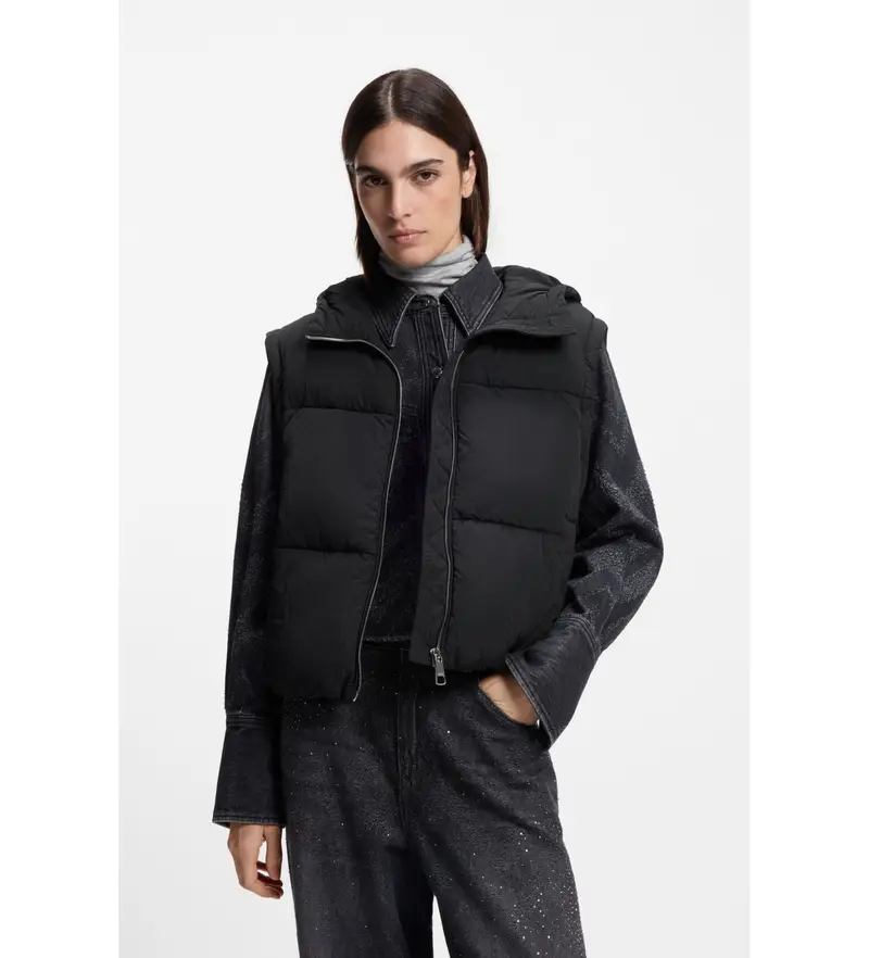 per donna 50548028 Giacca Polara nera (36), Nero, Casual, Poliestere