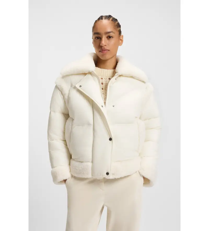 per donna 50548173 Giacca trapuntata bianca Pajuna (40), Bianco, Casual, Poliamide