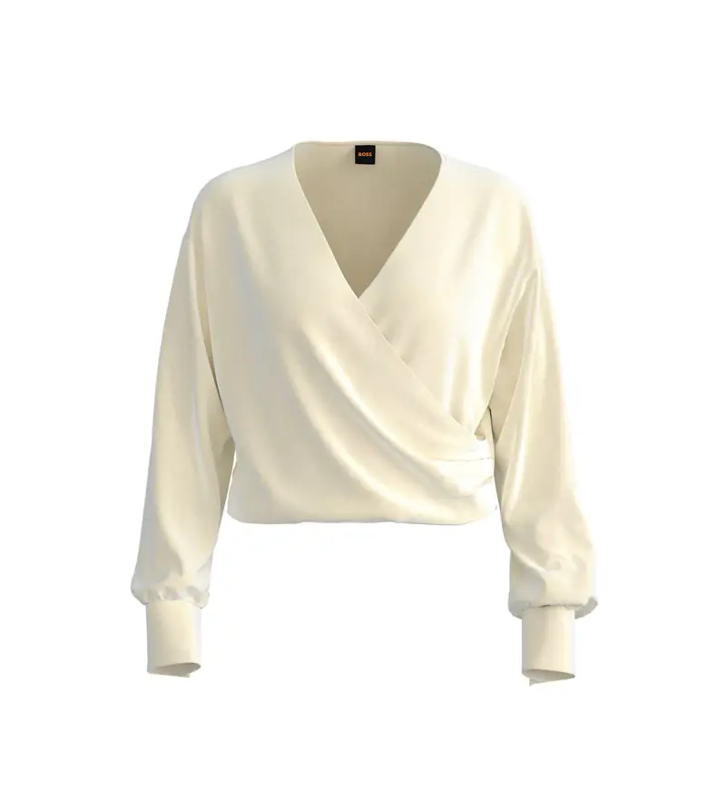 per donna 50553514 Blusa beige monella (34), Casual, Cotone