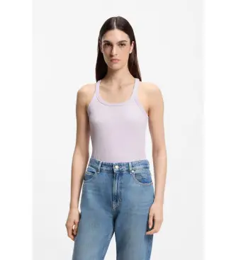 per donna 50554664 Maglietta lilla Epetite (XS), Casual, Rosa, Cotone, Senza maniche / cinghie