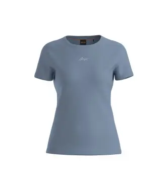 per donna 50554696 Maglietta blu Elove (M), Casual, Cotone, Manica corta