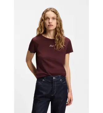 per donna 50554696 Maglietta bordeaux Elove (XS), Casual, Cotone, Manica corta