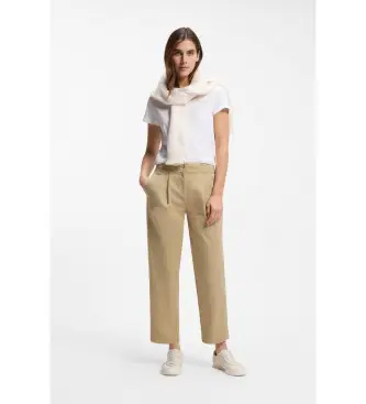 per donna 50556593 Pantaloni beige Taquina (32), Casual, Cotone