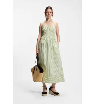 per donna 50559218 Abito verde Diplyn (32 = XXS), Casual, Cotone, Senza maniche / cinghie