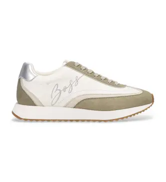 per donna 50563506 Sneakers Marleny in camoscio bianco (36), Beige, Basso, Stringhe, Casual Cammello