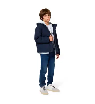per ragazzo J52387 Giacca blu navy con tasche (16años= 174cm), Casual, Poliestere, moda per bambini