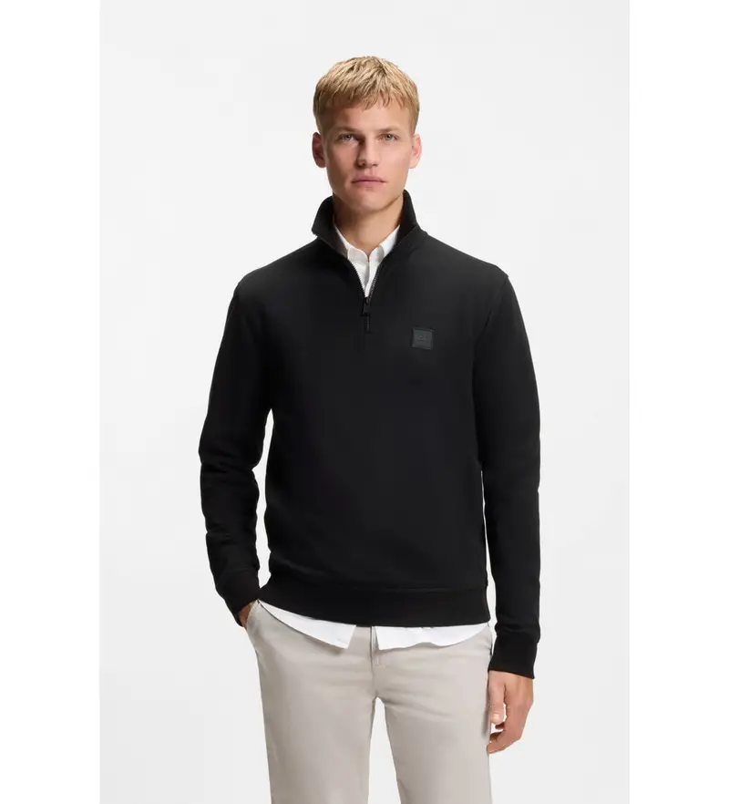 per uomo 50468926 Felpa nera Zetrust (XXL), Nero, Casual, Cotone