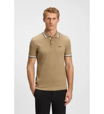 per uomo 50469055 Polo beige Paddy (M), Casual, Cotone, Manica corta