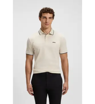 per uomo 50469055 Polo beige Paddy (S), Casual, Cotone, Manica corta