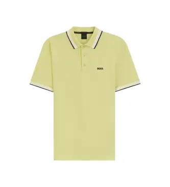 per uomo 50469055 Polo gialla Paddy (L), Casual, Giallo, Cotone, Manica corta