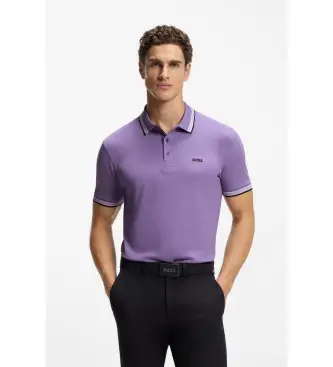per uomo 50469055 Polo lilla Paddy (S), Casual, Cotone, Manica corta