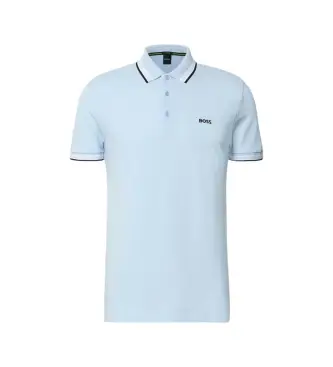 per uomo 50469055 Polo Paddy (S), Blu, Casual, Cotone, Manica corta