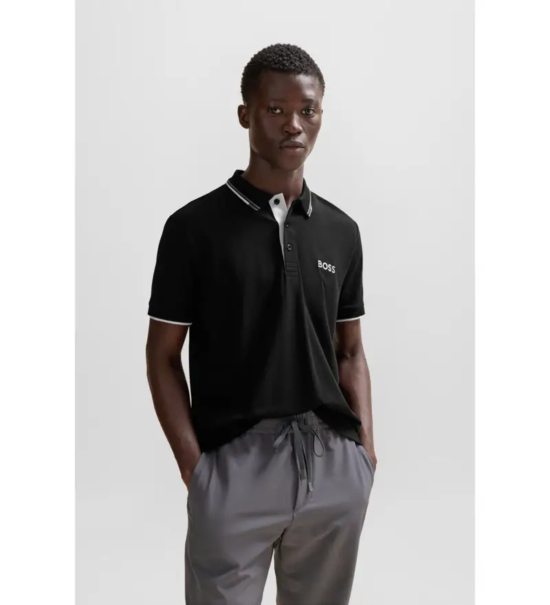 Boss Polo Uomo Nero 4046390