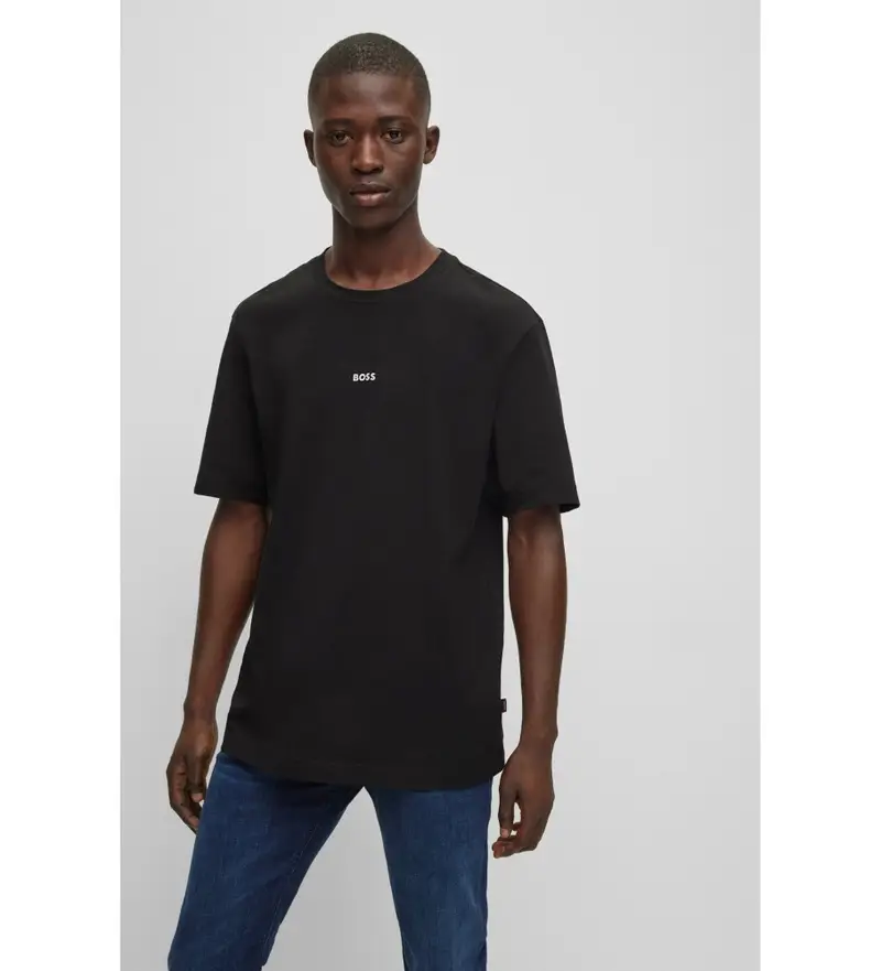 per uomo 50473278 Maglietta Chup nera (L), Nero, Casual, Cotone, Manica corta