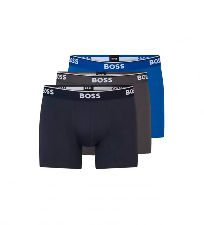 Boss Boxer Uomo Grigio 4040356