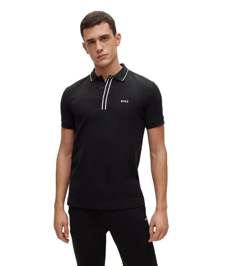 Boss Polo Uomo Nero 4054361