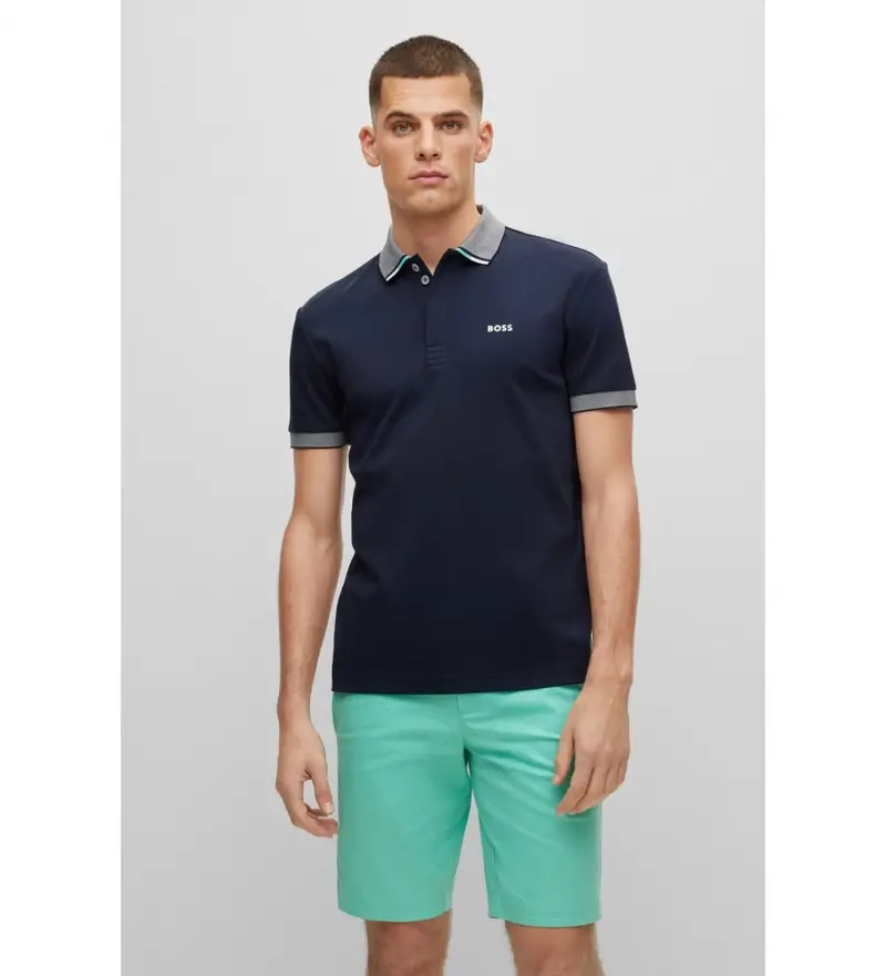 Boss Polo Uomo Blu 4053841