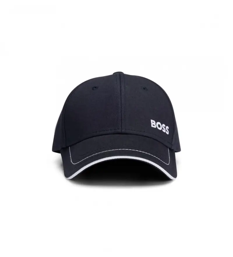 per uomo 50492716 Berretto in tessuto blu scuro (OSFA), Casual, Sportivo, Cotone, Navy