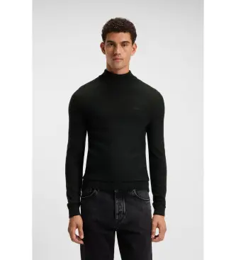 per uomo 50501761 Maglia nera Avac (S), Nero, Casual, Lana, Manica lunga