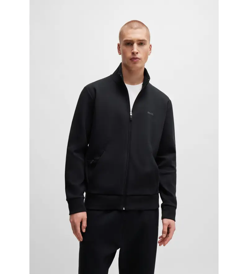 per uomo 50506152 Felpa Skaz nera (S), Nero, Casual, Cotone, Manica lunga