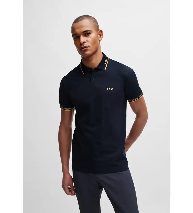 Boss Polo Uomo Blu 4039512