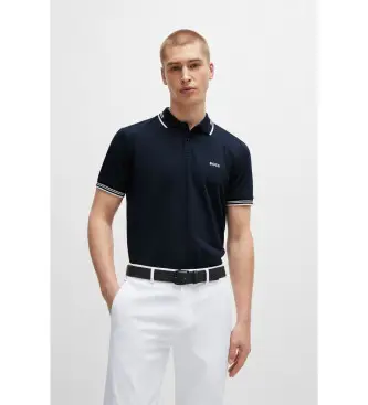 per uomo 50506193 Polo blu scuro Paul (L), Casual, Cotone, Manica corta, Navy