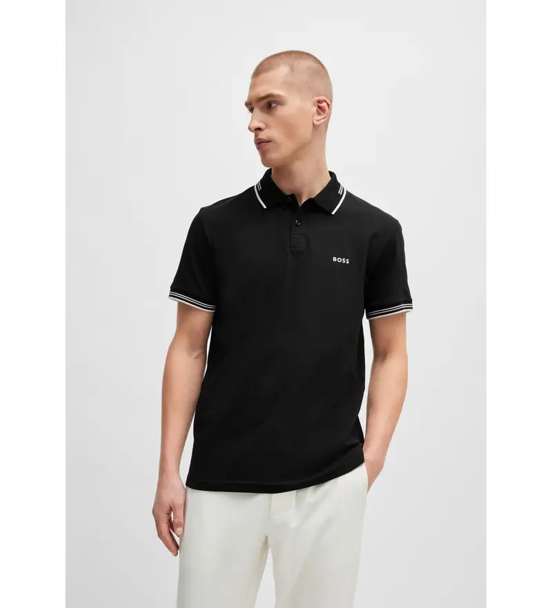Boss Polo Uomo Nero 4054868