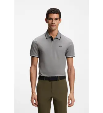 Boss Polo Uomo Grigio 4188187