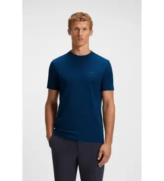 per uomo 50506373 T-shirt blu vestibilità regolare (M), Casual, Cotone, Manica corta