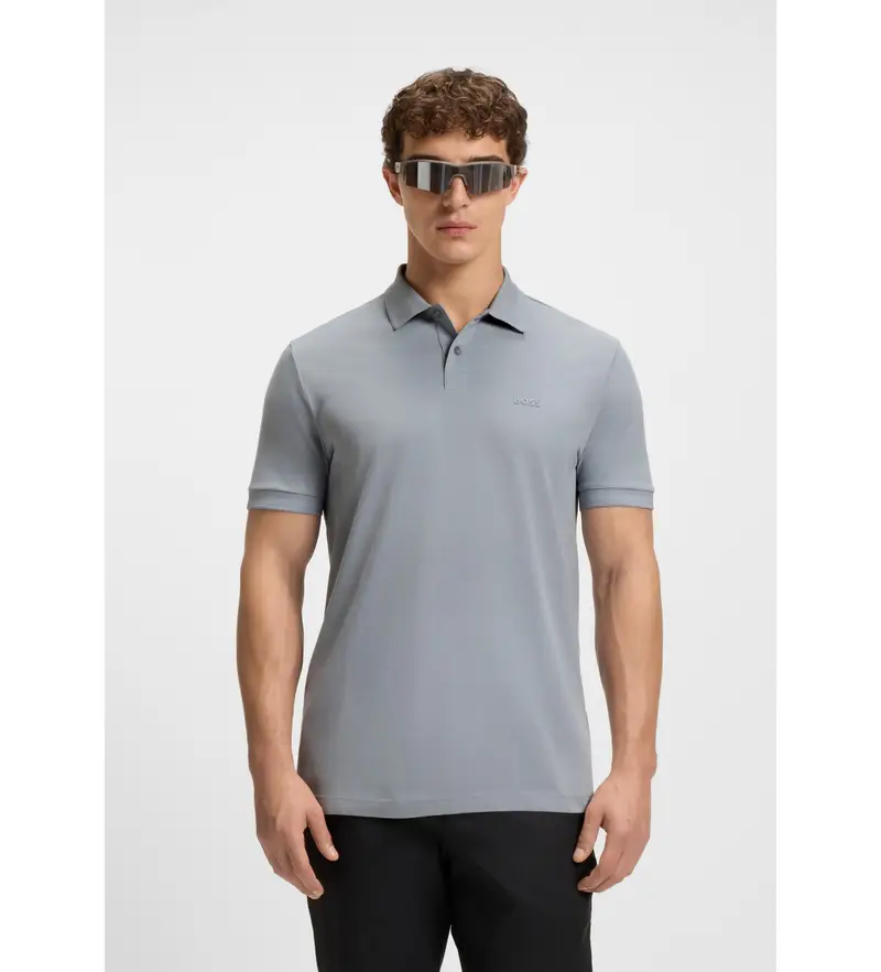 Boss Polo Uomo Grigio 4083752