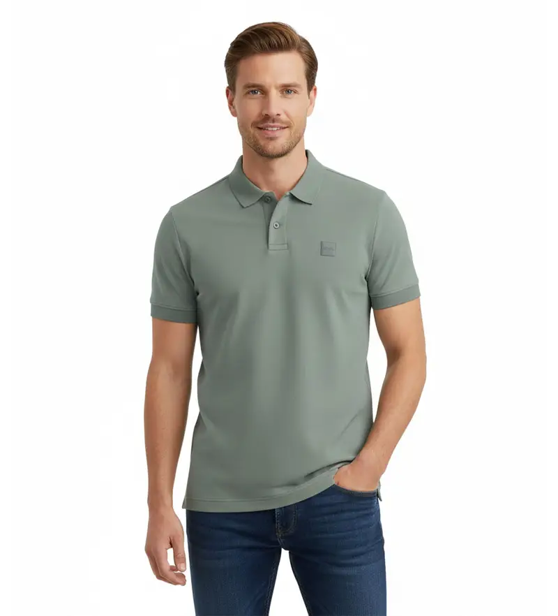 Boss Polo Uomo Verde 2683778