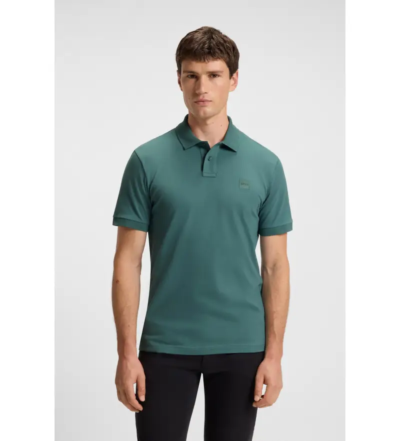 Boss Polo Uomo Verde 3486276