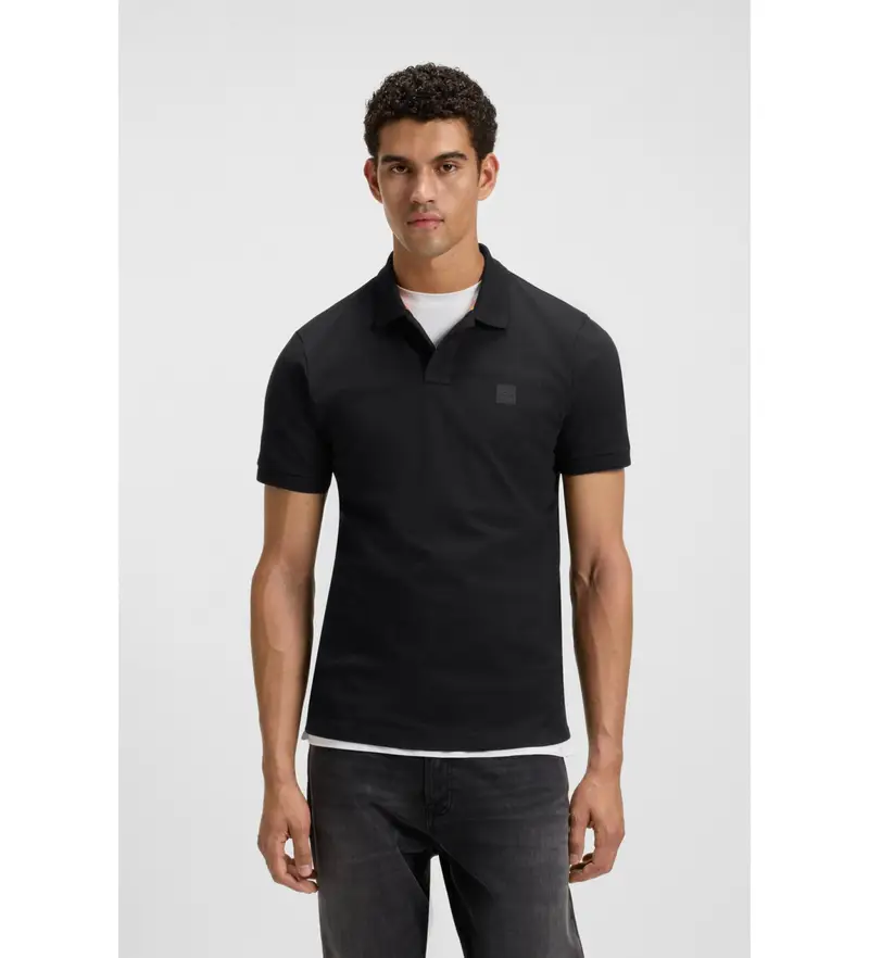 Boss Polo Uomo Nero 4056691