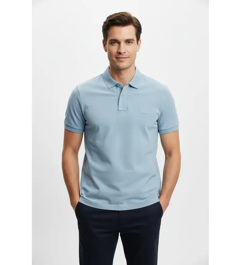 Boss Polo Uomo Blu 4043066