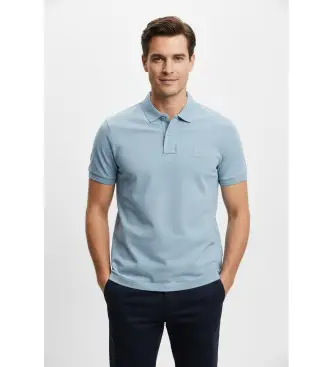 per uomo 50507803 Polo Passenger blu (M), Casual, Cotone, Manica corta
