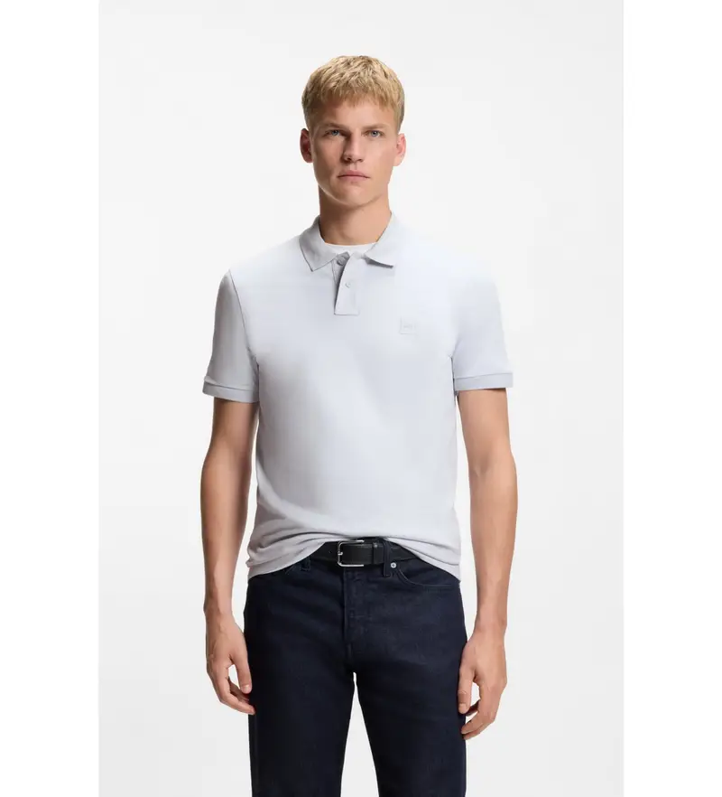 Boss Polo Uomo Grigio 4049050