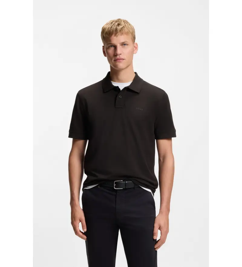 Boss Polo Uomo Nero 4056692